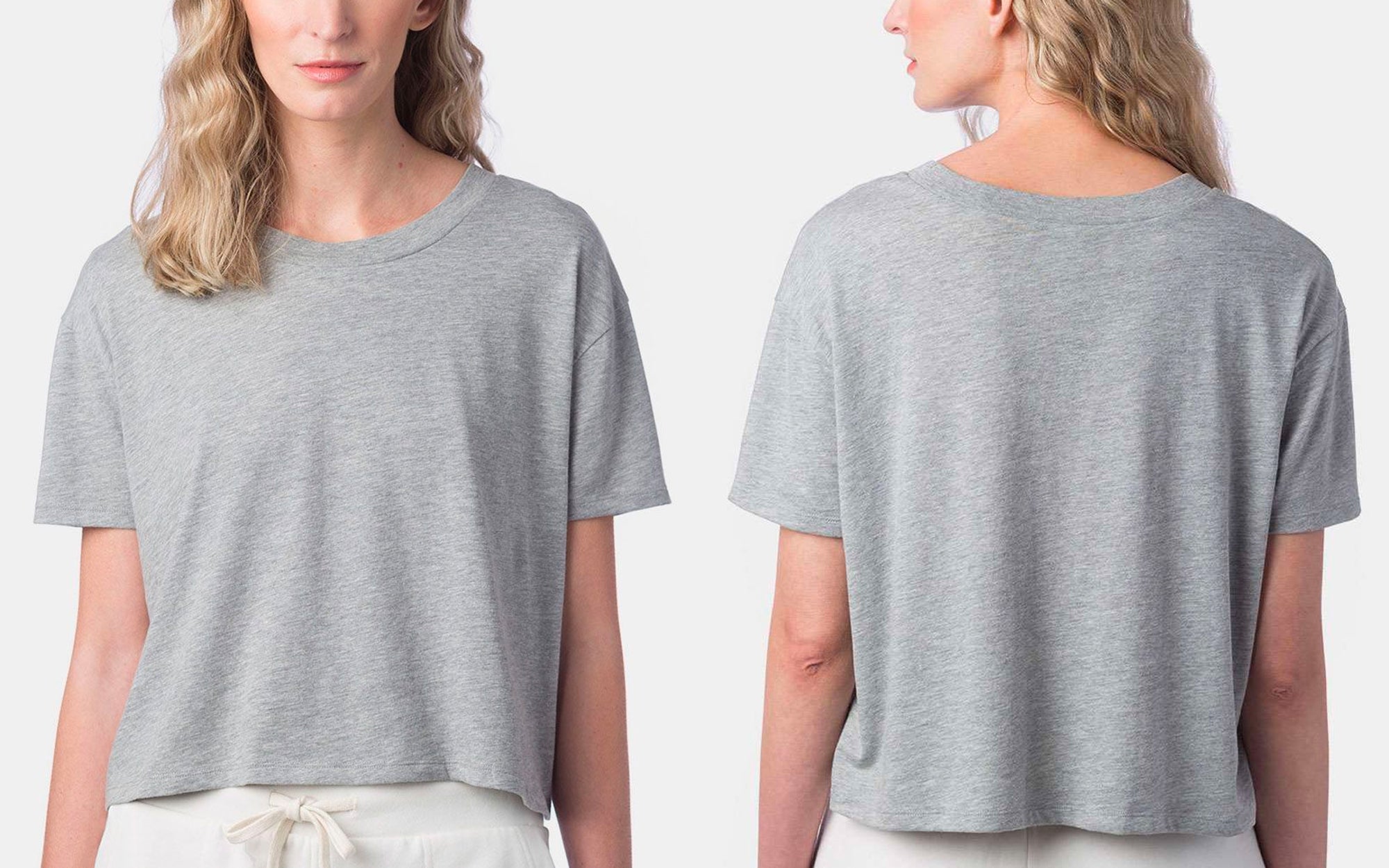 HEADLINE CROP TEE