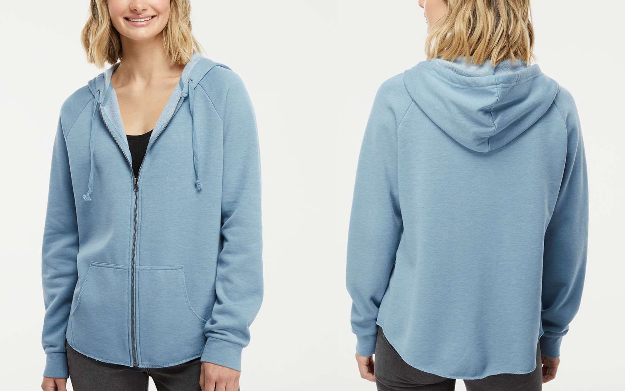 ZIP HOODED SWEATSHIRT